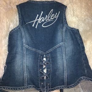 DENIM HARLEY VEST